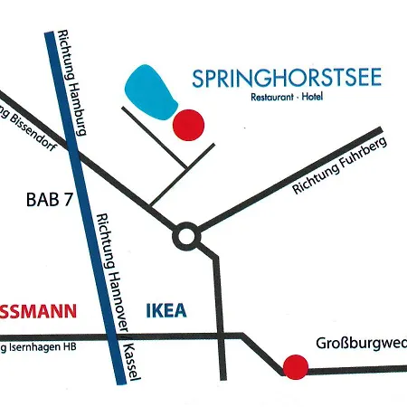 Отель Am Springhorstsee 3*